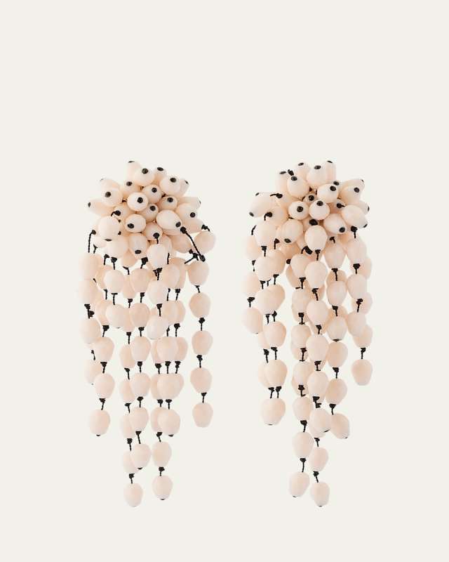 Cluster Clip-On Statement Earrings